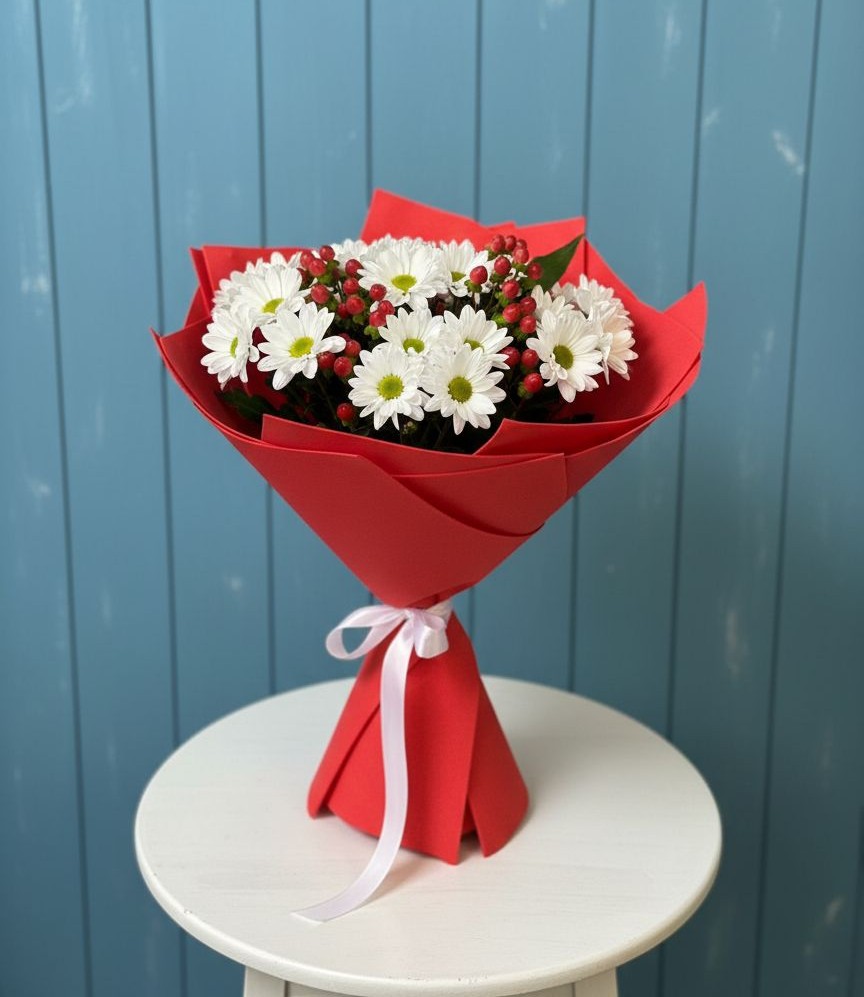 Букет цветов из: Хризантемы в Колюбакино