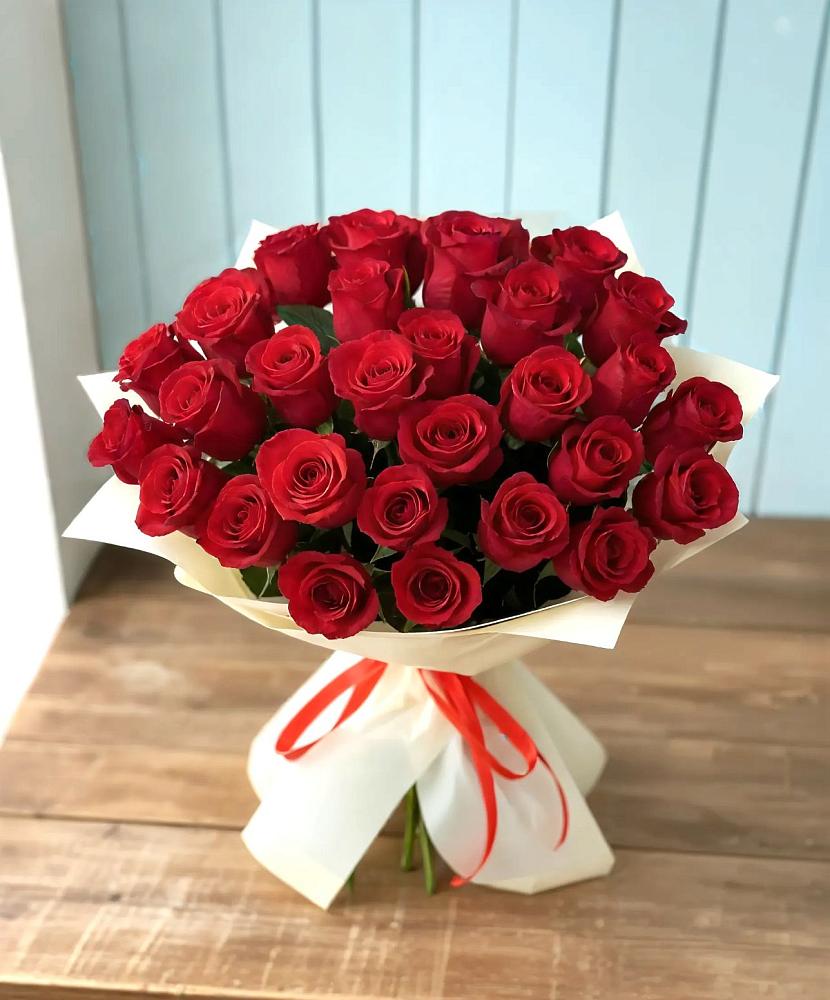 Букет 29 Красных роз в Колюбакино