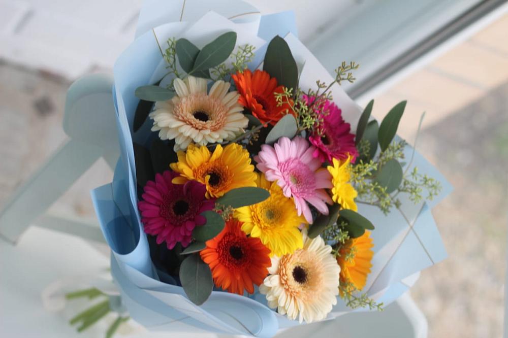 Букет цветов из: Герберы в Колюбакино