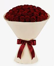 Букет 101 Бордовая роза Блэк Бакарра в Колюбакино