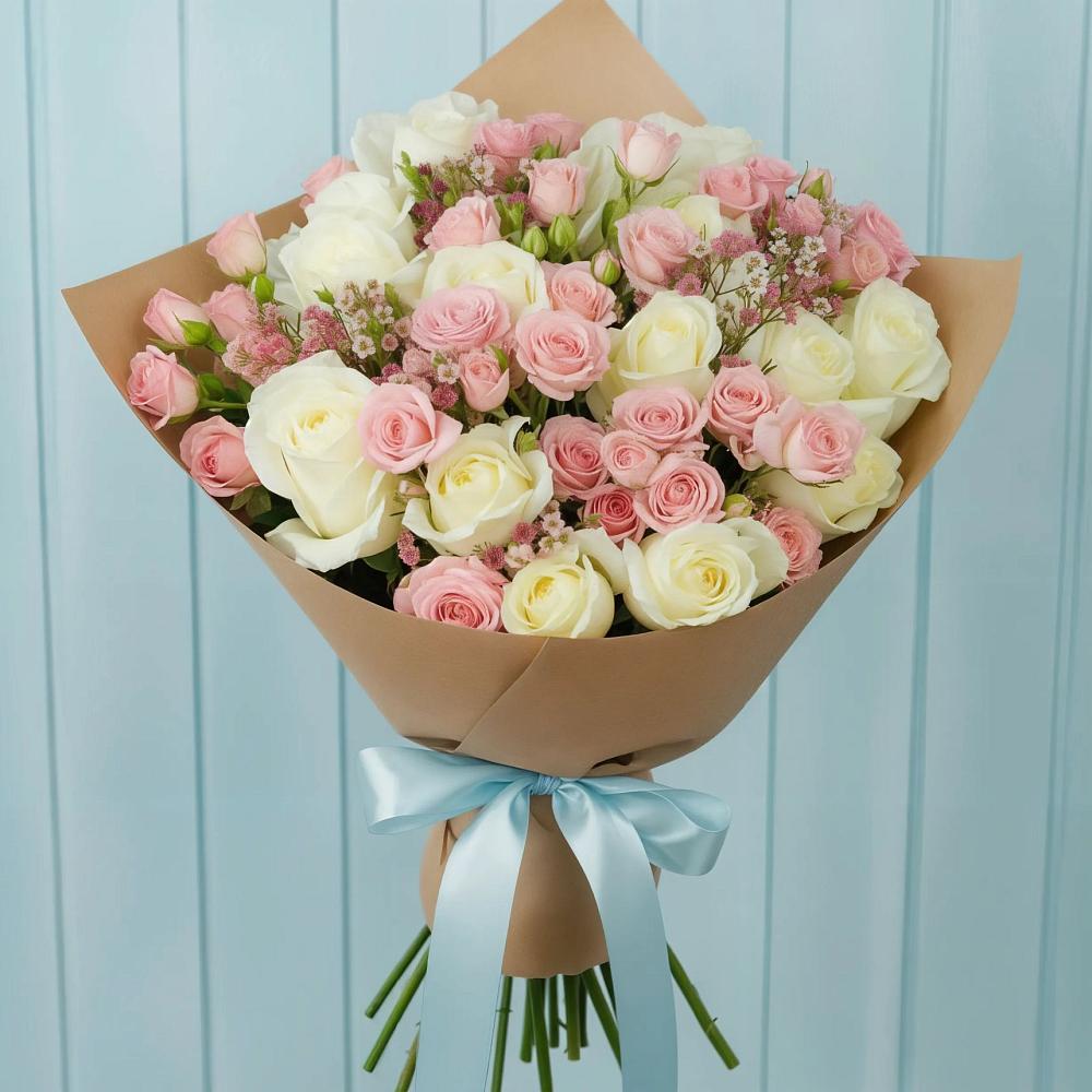 Букет цветов из: Розы в Колюбакино