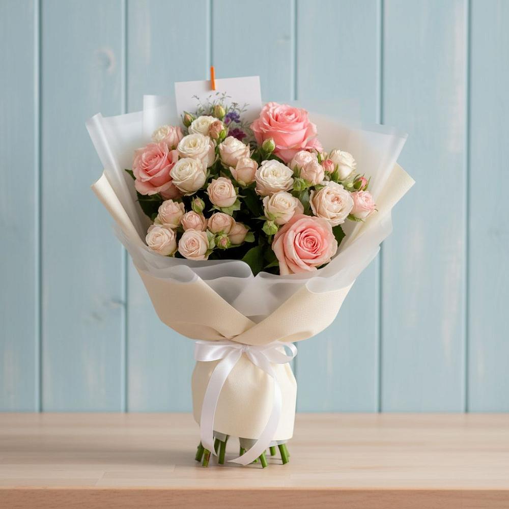 Букет цветов из: Розы в Колюбакино