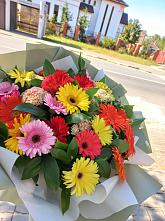Букет цветов из:  Герберы #REPLACE_PRED# Колюбакино