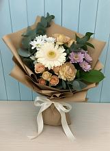 Букет цветов из:  Герберы и Хризантемы в Колюбакино