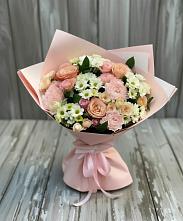 Букет цветов из:  Гвоздики, Розы и Хризантемы в Колюбакино